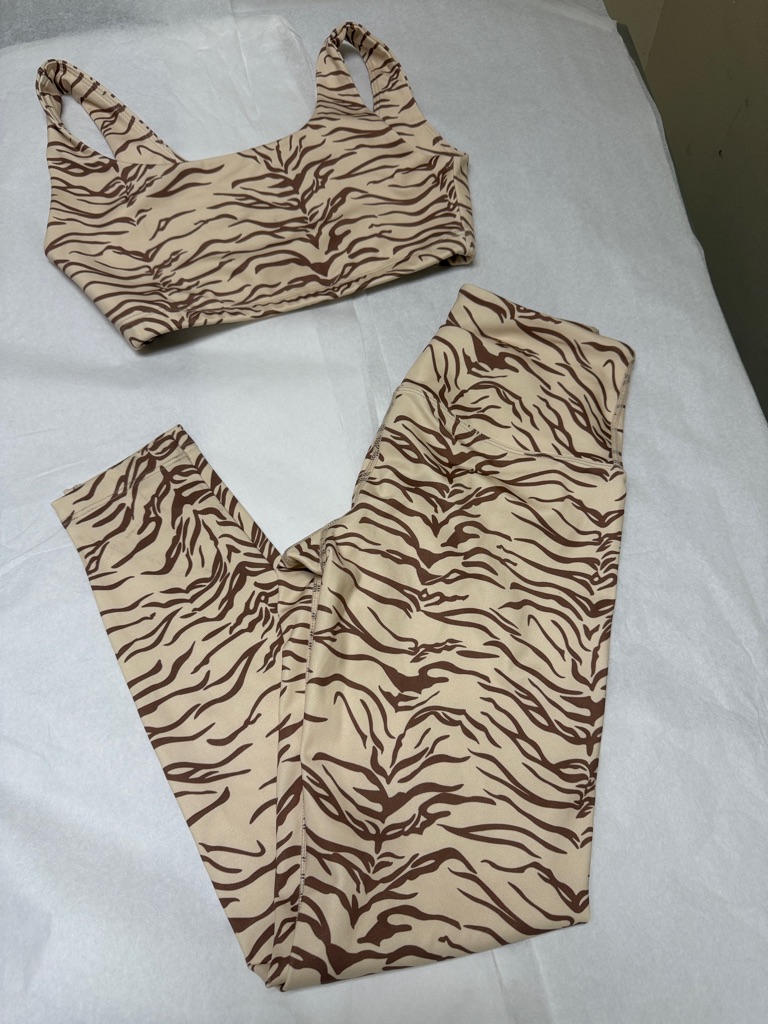 Year Of Ours Animal Print Stripe Set